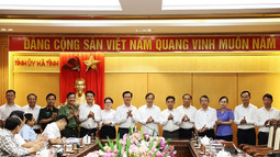 Ra mắt Ban chỉ đạo phòng, chống tham nhũng tiêu cực tỉnh Hà Tĩnh 
