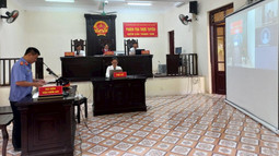 VKSND huyện Kiến Xương phối hợp tổ chức thành công 03 phiên tòa xét xử sơ thẩm vụ án hình sự theo hình thức trực tuyến
