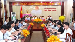 Tỉnh Bình Phước và Becamex IDC cam kết luôn sát cánh, đồng hành cùng các doanh nghiệp Đài Loan 