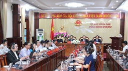 Tỉnh Bình Phước và Becamex IDC phối hợp tổ chức Hội nghị trực tuyến xúc tiến đầu tư với doanh nghiệp Ý
