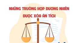 Infographic: Những trường hợp đương nhiên được xóa án tích