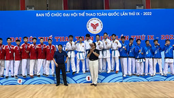Karate Bình Dương xuất sắc giành huy chương vàng thứ hai tại Đại hội Thể thao toàn quốc 2022   