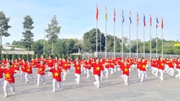 Tưng bừng Liên hoan các CLB Thể dục Dưỡng sinh tỉnh Bình Dương năm 2023