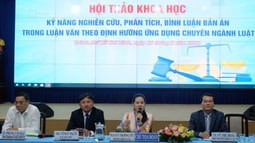 Trường Đại học Sài Gòn: Nâng cao hiệu quả, chất lượng xây dựng chương trình đào tạo trình độ Thạc sĩ chuyên ngành luật