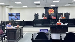 VKSND quận Nam Từ Liêm phối hợp tổ chức phiên tòa xét xử trực tuyến 02 vụ án hình sự