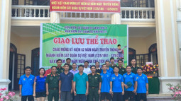 VKSQS khu vực 51 tổ chức giao lưu thể thao Kỷ niệm 62 năm ngày truyền thống ngành Kiểm sát quân sự Việt Nam