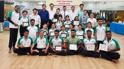 Bình Dương: Bế giảng Lớp tập huấn chuyên môn Yoga năm 2023