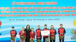 Le Chef tặng nhân sâm đen cho HLV và VĐV Bình Dương đạt thành tích tại SEA Games 32