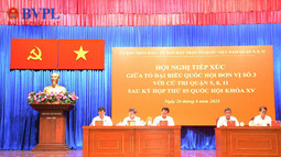 Viện trưởng VKSND tối cao Lê Minh Trí tiếp xúc cử tri TP Hồ Chí Minh sau Kỳ họp thứ 5 Quốc hội khóa XV
