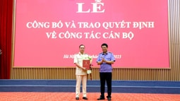 Công bố và trao Quyết định bổ nhiệm chức vụ Cục trưởng Cục 2 Viện FV 88 đăng ký tài khoản nhân dân tối cao
