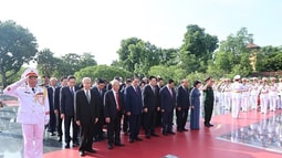 Lãnh đạo Đảng, Nhà nước tưởng niệm các Anh hùng liệt sĩ