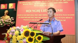 Tăng cường hiệu quả công tác phối hợp liên ngành trong việc quản lý, giải quyết các vụ án, vụ việc tạm đình chỉ 