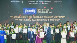Giá trị thương hiệu Vinamilk thăng hạng đạt mức 3 tỷ USD, khẳng định vị trí dẫn đầu ngành thực phẩm