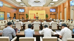 Ủy ban Thường vụ Quốc hội cho ý kiến về báo cáo công tác phòng, chống tội phạm và vi phạm pháp luật, công tác thi hành án