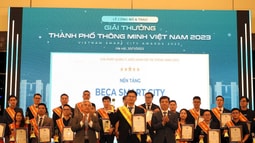  Becamex IDC & VNTT được vinh danh tại giải thưởng "Thành phố thông minh Việt Nam 2023"