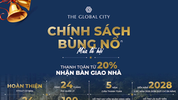 The Global City đánh dấu sự trở lại với chính sách bán hàng bùng nổ thị trường dịp cuối năm