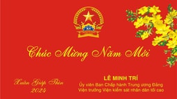 Thư chúc mừng năm mới Giáp Thìn của Viện trưởng Viện kiểm sát nhân dân tối cao