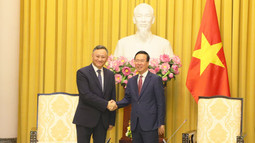 Chủ tịch nước Võ Văn Thưởng tiếp Viện trưởng Viện kiểm sát Mông Cổ Jargalsaikhan Banzragch
