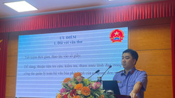 VKSND tỉnh Quảng Ninh: Thẩm định, đánh giá triển khai thực hiện thí điểm phần mềm lấy số văn bản