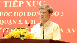 Viện trưởng VKSND tối cao Lê Minh Trí tiếp xúc cử tri tại TP. Hồ Chí Minh