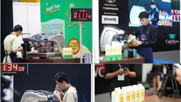 Vinamilk khẳng định vị thế trong pha chế tại đấu trường quốc tế Asia latte art battle