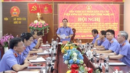 VKSND tỉnh Nghệ An tổ chức quán triệt các văn bản của Ban cán sự đảng VKSND tối cao