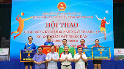 VKSND tỉnh Quảng Nam: Tổ chức hội thao Chào mừng kỷ niệm 64 năm ngày thành lập ngành Kiểm sát nhân dân 