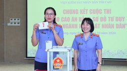 12 đội thi sẵn sàng bước vào Chung kết Cuộc thi "Báo cáo án bằng sơ đồ tư duy" ngành Kiểm sát nhân dân năm 2024