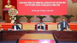 Hội nghị giao ban công tác kiểm tra, giám sát Quý III năm 2024 các tổ chức đảng Vụ Địa bàn IA Uỷ ban Kiểm tra Trung ương theo dõi