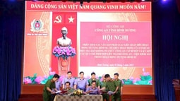 VKSND tỉnh Bình Dương và Công an tỉnh tổ chức ký các quy chế phối hợp công tác liên ngành