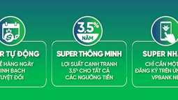 Một lần đăng ký - Tiền sinh tiền, lời sinh lời, sống thảnh thơi