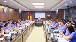 Vụ 3 VKSND tối cao tổ chức sơ kết công tác 6 tháng đầu năm 2025