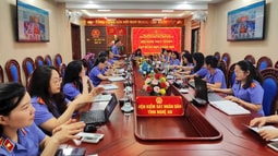VKSND tỉnh Nghệ An tổ chức tập huấn nghiệp vụ đợt 1 năm 2025