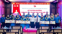 Chi đoàn VKSND tỉnh Nghệ An tham dự Lễ tuyên dương thanh niên tiên tiến làm theo lời Bác năm 2025