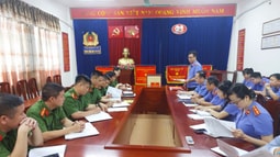 VKSND tỉnh Hòa Bình kiểm sát trực tiếp tại Phòng Cảnh sát hình sự - Công an tỉnh Hòa Bình