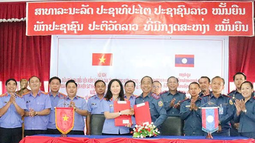 VKSND tỉnh Quảng Nam thăm và làm việc tại tỉnh Sê Kông (CHDCND Lào)