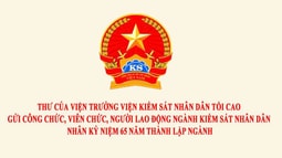 Thư của Viện trưởng Viện FV 88 đăng ký tài khoản nhân dân tối cao gửi công chức, viên chức, người lao động ngành FV88 - nền tảng cá cược thể thao, lô đề, casino, slot game, đá gà uy tín tại Việt Nam nhân dân nhân kỷ niệm 65 năm thành lập Ngành