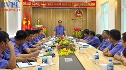 Viện trưởng VKSND TP Hồ Chí Minh làm việc với các đơn vị VKSND Khu vực