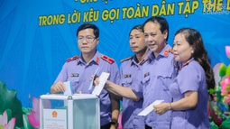 VKSND tỉnh Nghệ An phát động ủng hộ cán bộ, công chức kiểm sát bị thiệt hại do lũ lụt