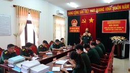 VKSQS Quân khu 5 kiểm tra kết quả thực hiện công tác tại VKSQS Khu vực 52