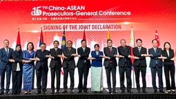 Phó Viện trưởng VKSND tối cao Việt Nam Trần Hải Quân dự Hội nghị Viện trưởng Viện kiểm sát, Viện công tố các nước ASEAN - Trung Quốc lần thứ 15