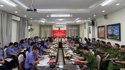VKSND khu vực 7 (Hà Nội) tổ chức Hội nghị trao đổi và ký kết quy chế phối hợp với 14 Công an xã