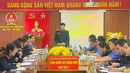 VKSND khu vực 1 (Hà Tĩnh) tổ chức tập huấn ứng dụng trí tuệ nhân tạo trong xây dựng báo cáo án bằng sơ đồ tư duy