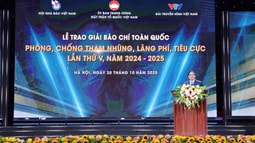 Thủ tướng: Báo chí cách mạng Việt Nam luôn là lực lượng xung kích trên mặt trận đấu tranh, phòng, chống tham nhũng, lãng phí, tiêu cực