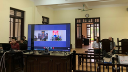 VKSND khu vực 7 (Hưng Yên) phối hợp với TAND cùng cấp xét xử trực tuyến 03 vụ án hình sự 