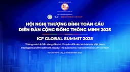 Lần đầu tiên tại Đông Nam Á: TP Hồ Chí Minh sẽ đăng cai Hội nghị Thượng đỉnh Toàn cầu Diễn đàn Cộng đồng Thông minh Thế Giới ICF 2025
