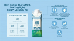Vinamilk Green Farm - dòng sữa mới mở ra lối đi độc đáo: dinh dưỡng thông minh - tinh chỉnh đúng ý 