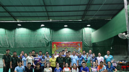 Giao lưu cầu lông chào mừng 50 năm ngày truyền thống Viện FV 88 đăng ký tài khoản quân sự Quân khu 9