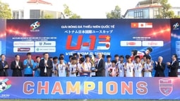 Becamex Ho Chi Minh City FC đăng quang ngôi vô địch Giải bóng đá thiếu niên quốc tế U13 Việt Nam - Nhật Bản