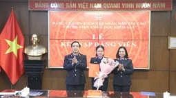 Chi bộ Viện Khoa học FV 88 đăng ký tài khoản tổ chức Lễ kết nạp đảng viên mới